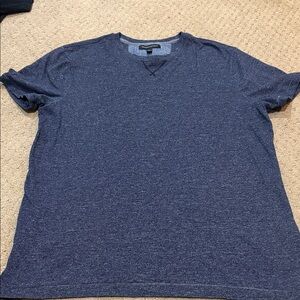 Banana Republic Heathered Blue Short Sleeve Tee